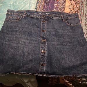 Old Navy High Rise Jean Skirt